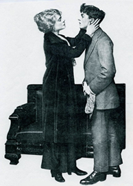 “With Elsie Ferguson in “Margaret Schiller”