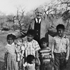With children at Nixon